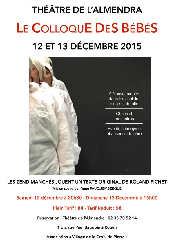 Affiche Le Colloque des Bébés - Dec2015