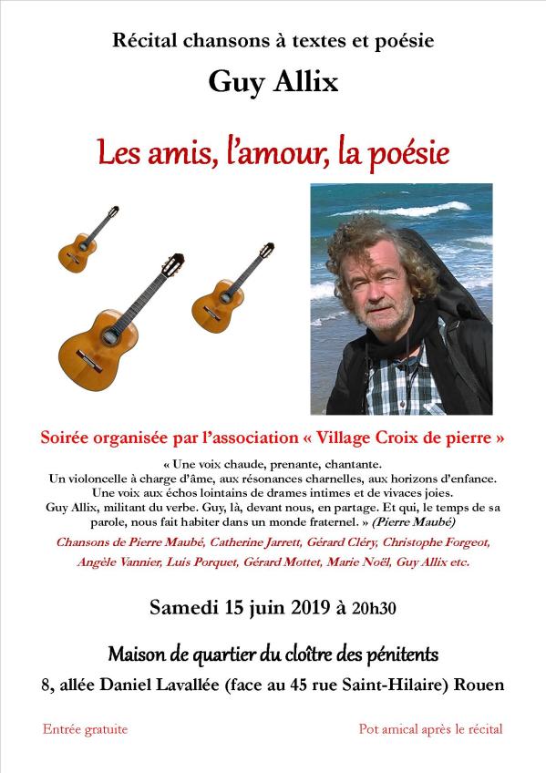 2019 06 15 Récital chansons Guy Allix